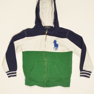 Boys Polo Ralph Lauren Colorblock Zip Up Jacket
